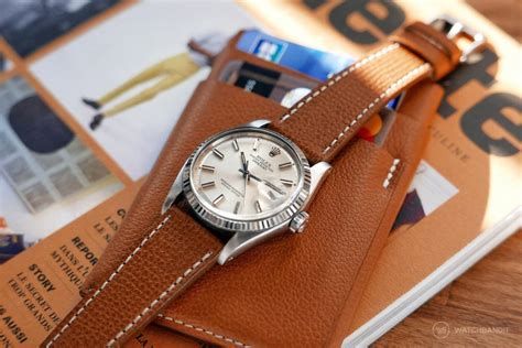 rolex datejust band replacement|rolex datejust 36mm leather strap.